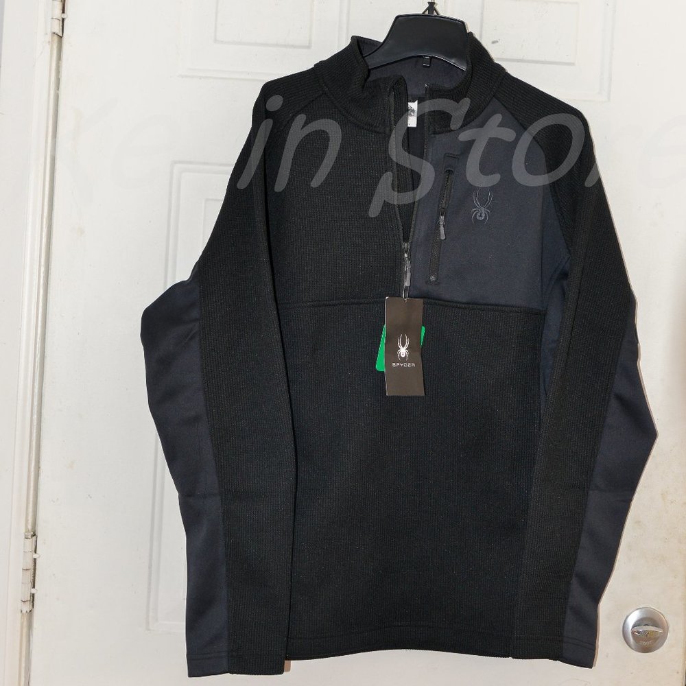Black Spyder Men’s Gait Half Zip Jacket